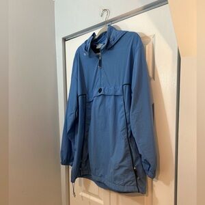 Nike Packable Anorak Windbreaker Jacket – Blue – Size L